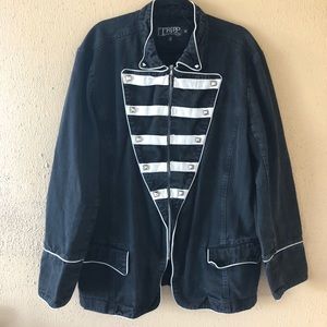 Tripp Marching Band Black Parade Denim Jacket 2x